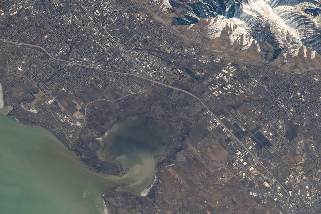 Provo, Utah, on Utah Lake and Provo Bay