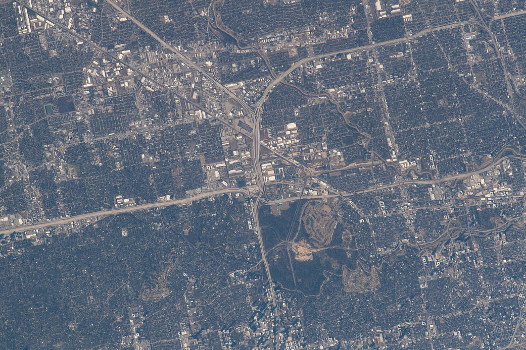 The northwest corner of Houston, Texas
