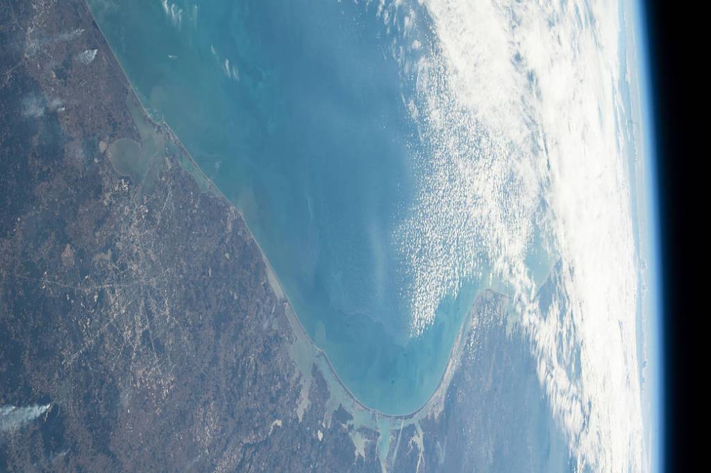 The Gulf of Mexico on the Texas coast