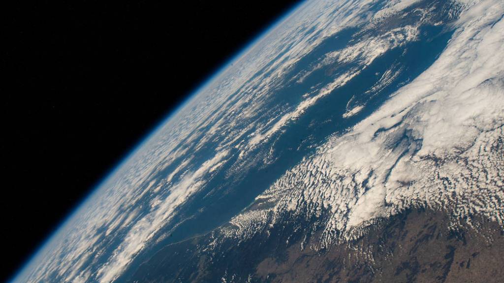 The cloudy, southeast coast of Australia