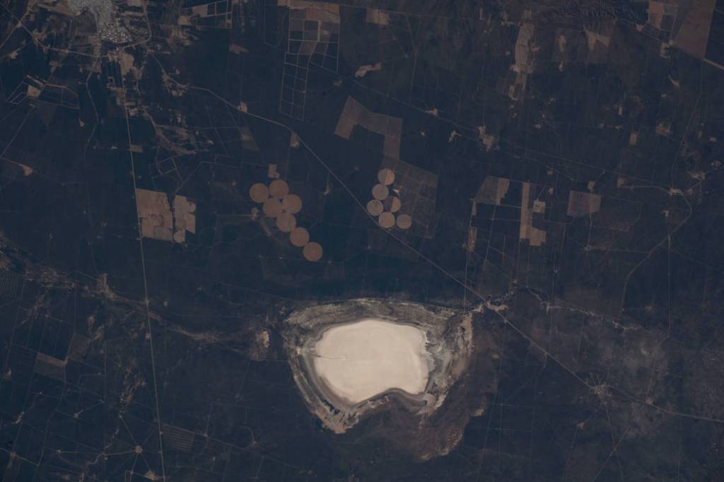 Lake Salinas del Bebedero in Argentina