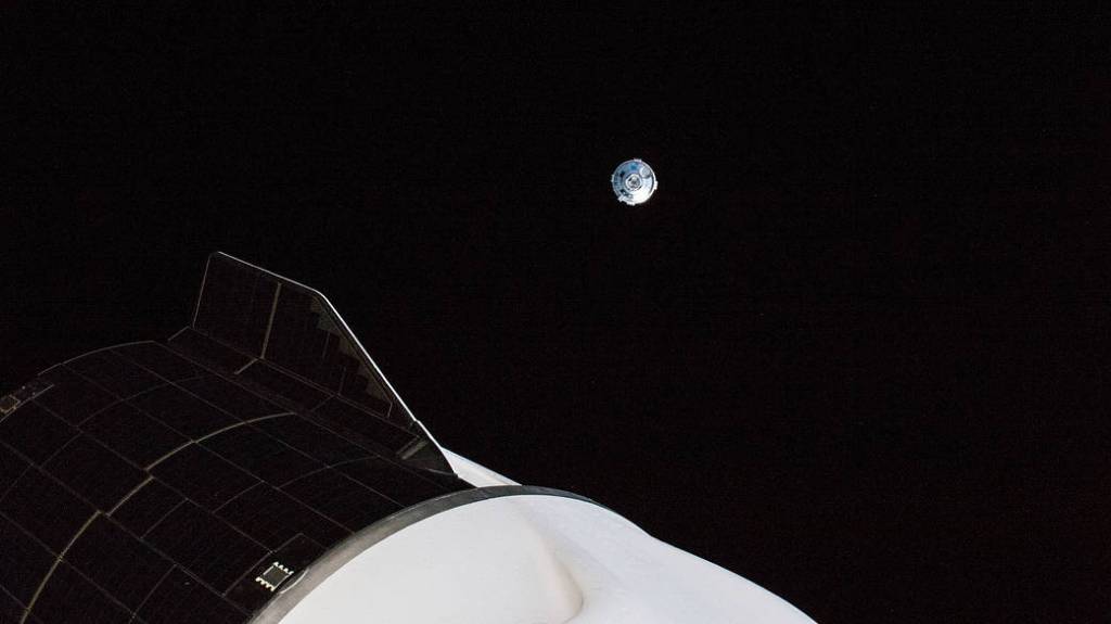 Boeing’s Starliner crew ship maneuvers away from the space station