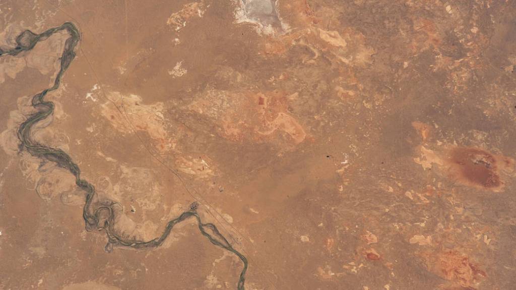 The Syr River in southern Kazakhstan