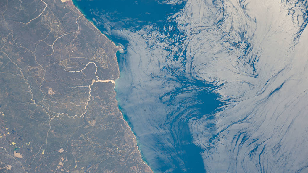 Jupiter River enters the Gulf of St. Lawrence from Anticosti Island
