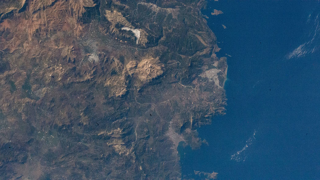The southwestern coast of Turkey