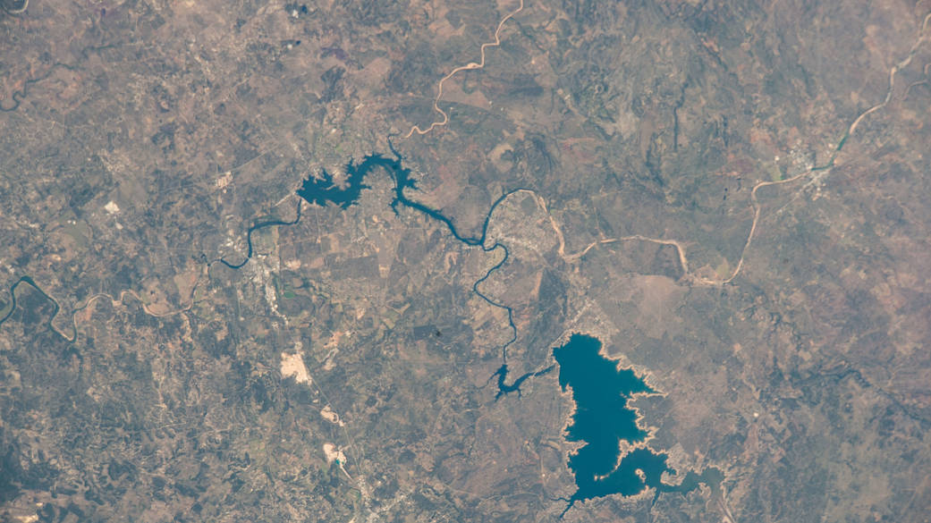 The Colorado River leads to Lake Buchanan