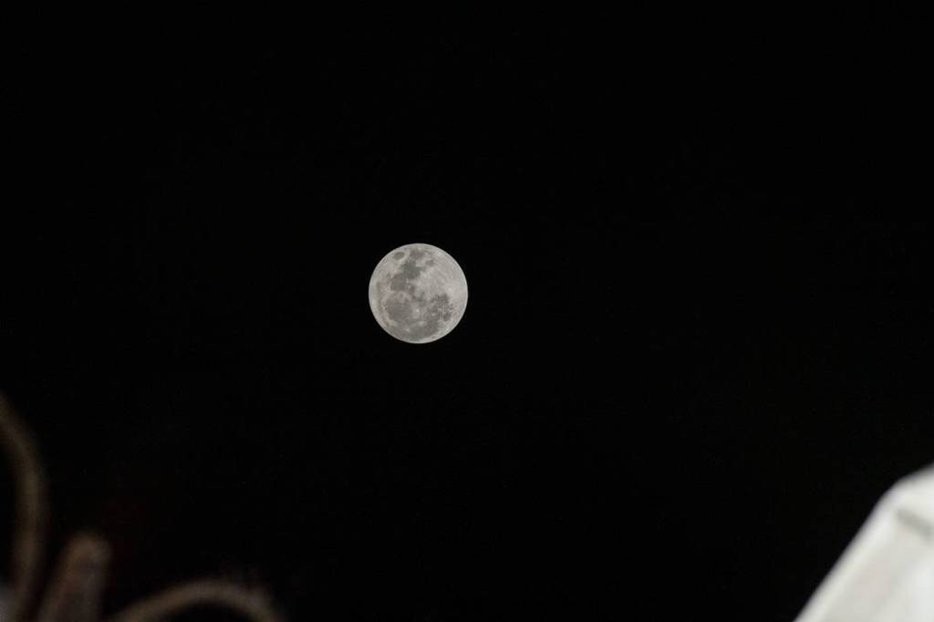 The Full Moon above the Philippine Sea
