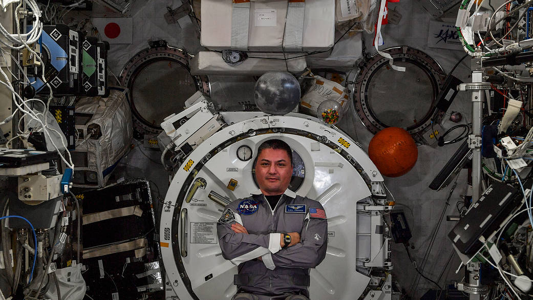 NASA astronaut Kjell Lindgren poses for a portrait