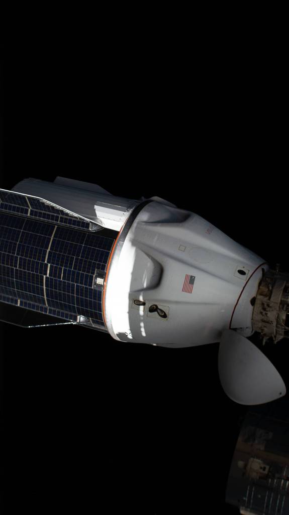 The SpaceX Dragon resupply ship