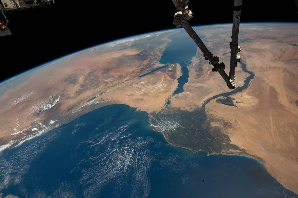 The Arabian Peninsula with the Nile Delta and the Red Sea