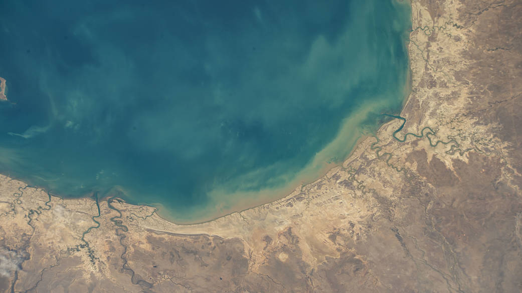 The Gulf of Carpentaria on the coast of Queensland, Australia