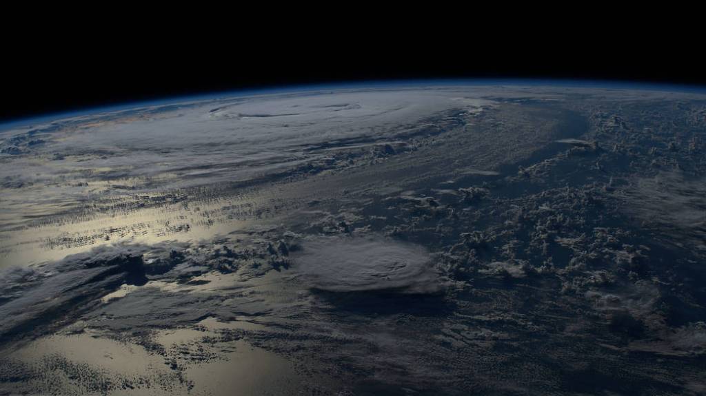 Hurricane Danielle above the northern Atlantic Ocean
