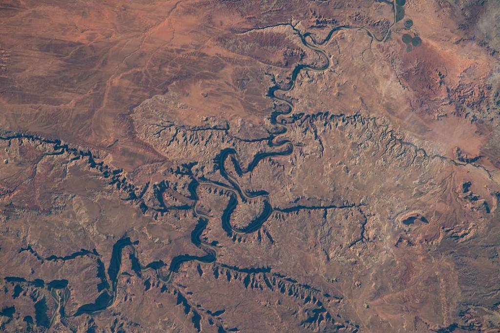 The Green River snakes through Utah