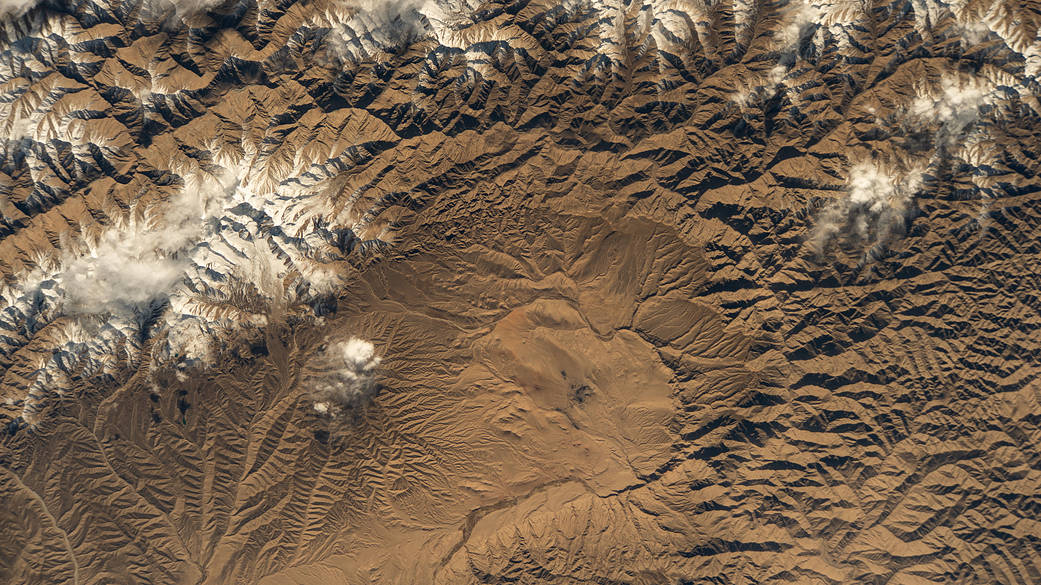 A portion of the Kunlun Mountains in southwestern China