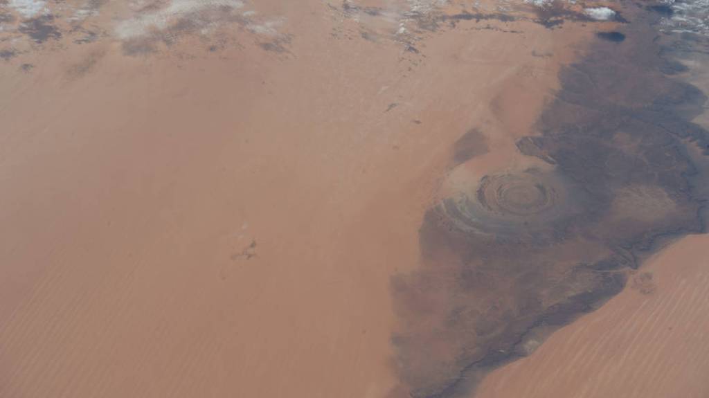 The “Eye of the Sahara” in northwestern Mauritania