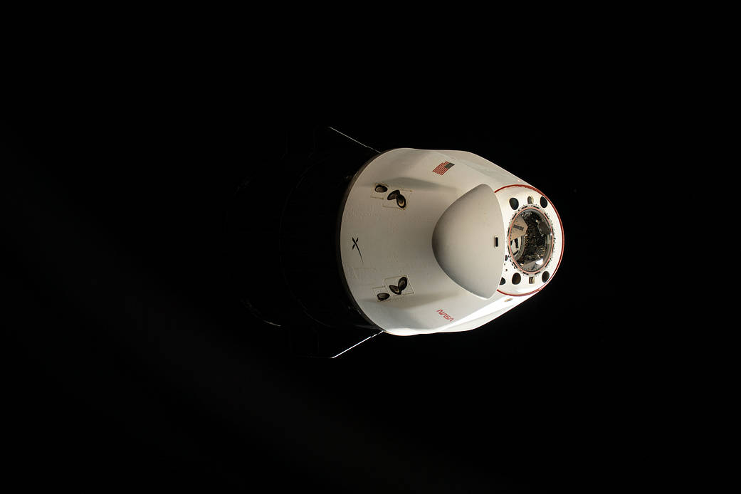The SpaceX Dragon cargo craft departs the International Space Station