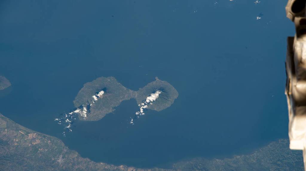 The island of Ometepe is home to two volcanoes