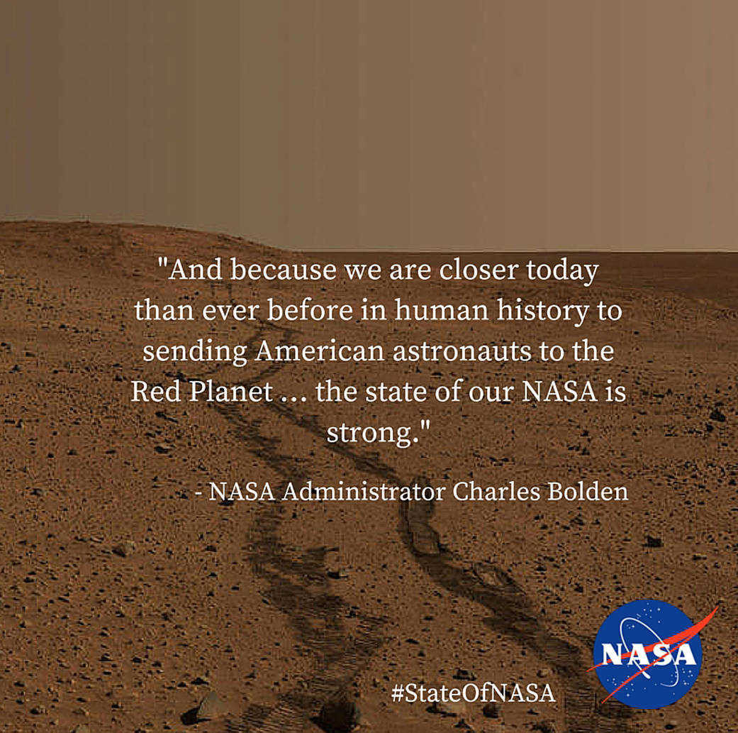 State of NASA 2016 – Journey to Mars
