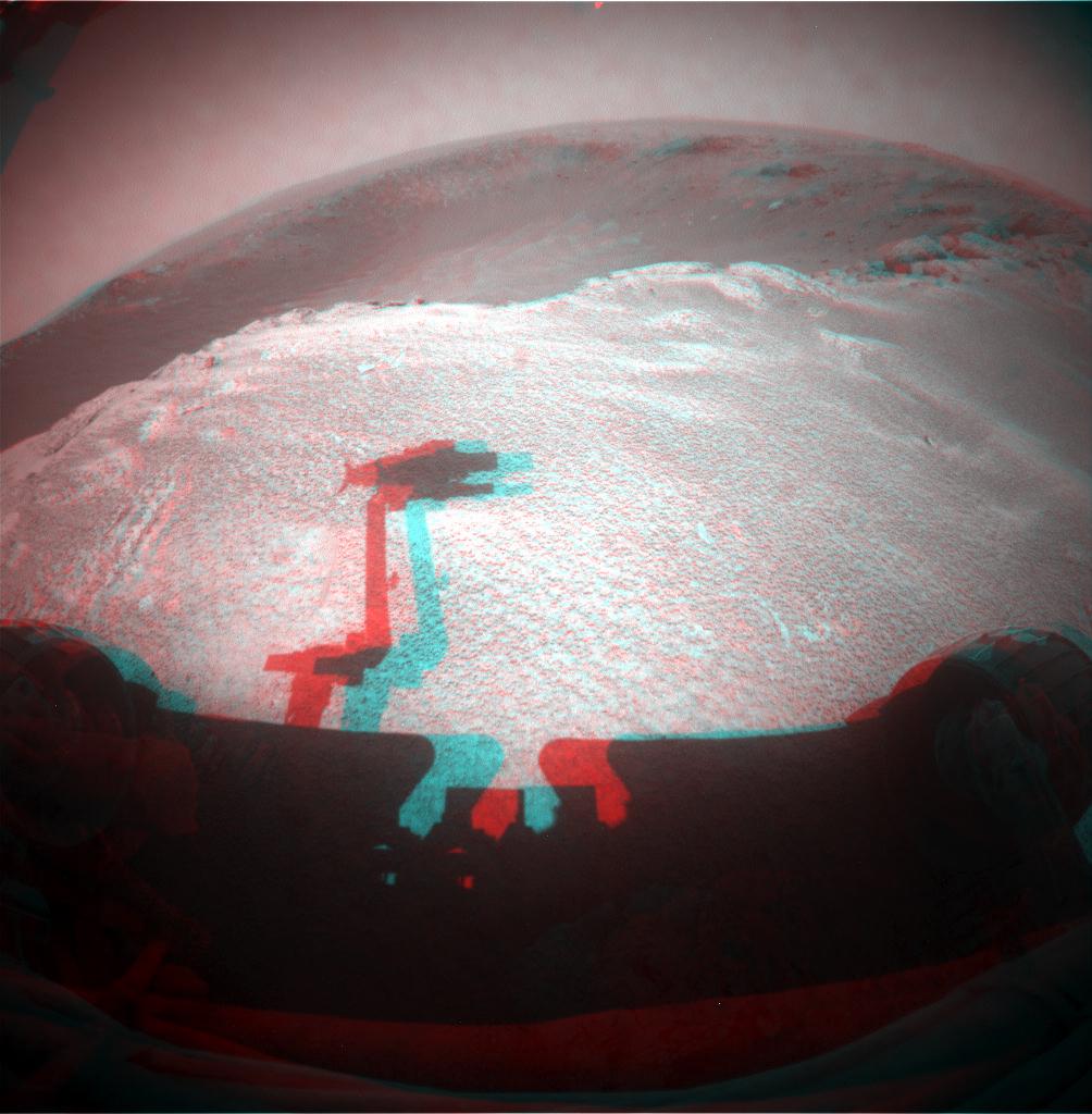 Fisheye from Edge of 'Santa Maria' Crater, Sol 2459 (Right Eye)