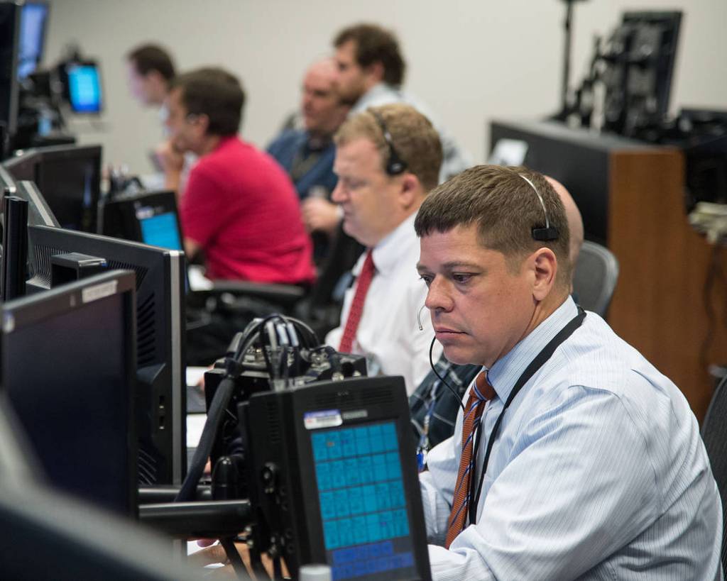 Astronaut Bob Behnken in Mission Simulation
