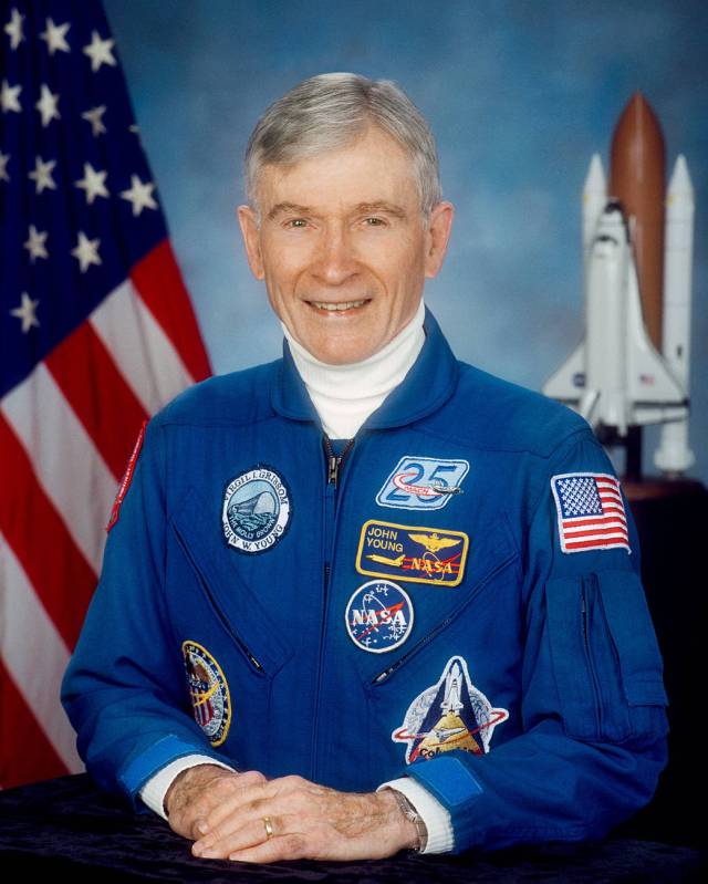 On December 31, 2004, John Young retired from NASA.