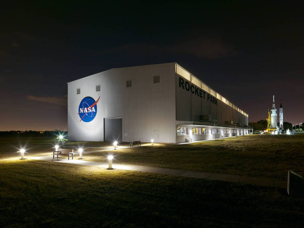 Rocket Park at Night
