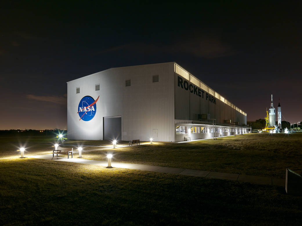 Rocket Park at Night