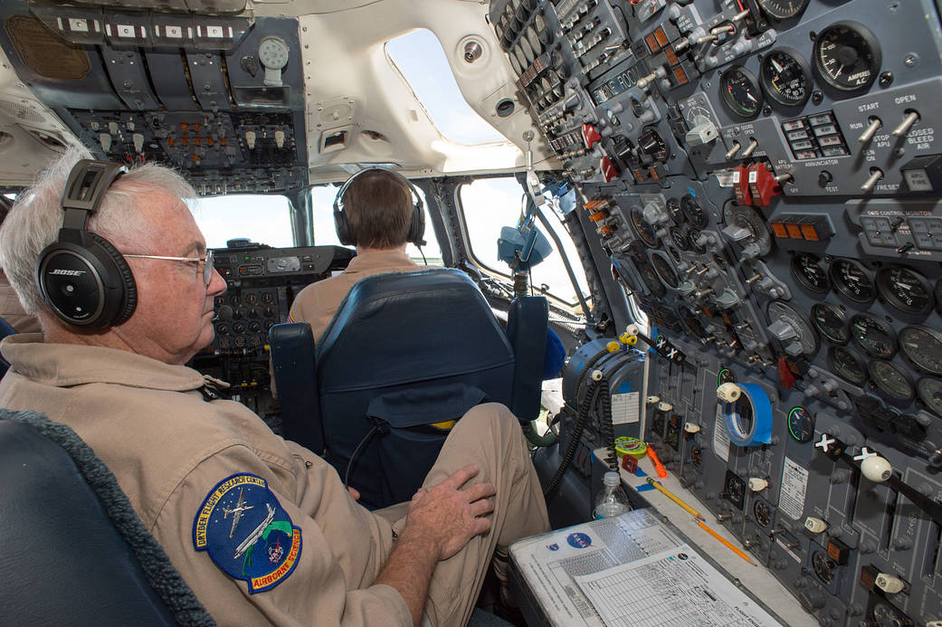 SEAC4RS Pilots Fly the DC-8