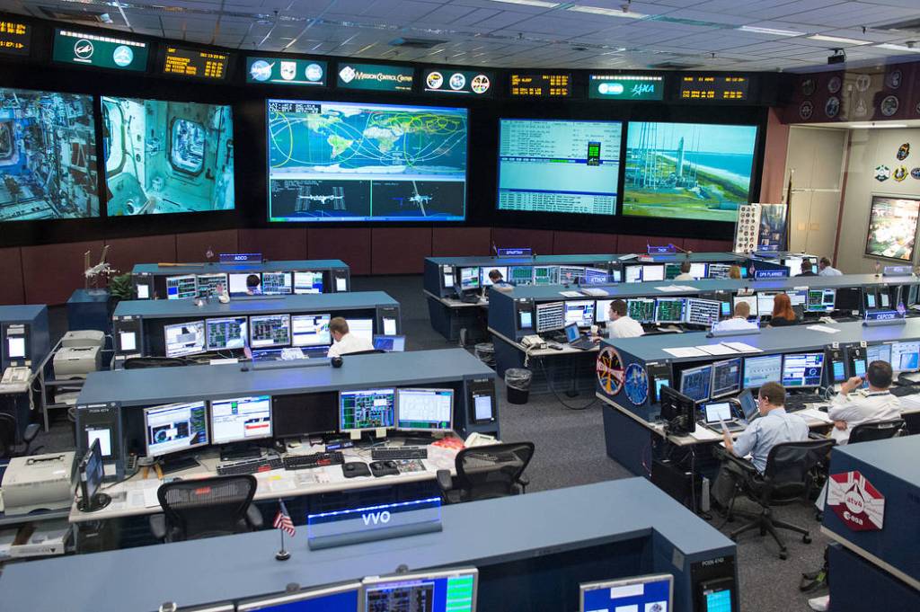 Johnson Space Center’s Mission Control Center