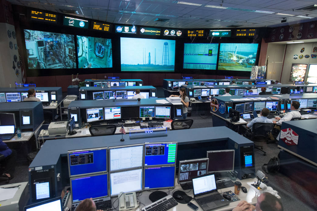 Johnson Space Center's Mission Control Center