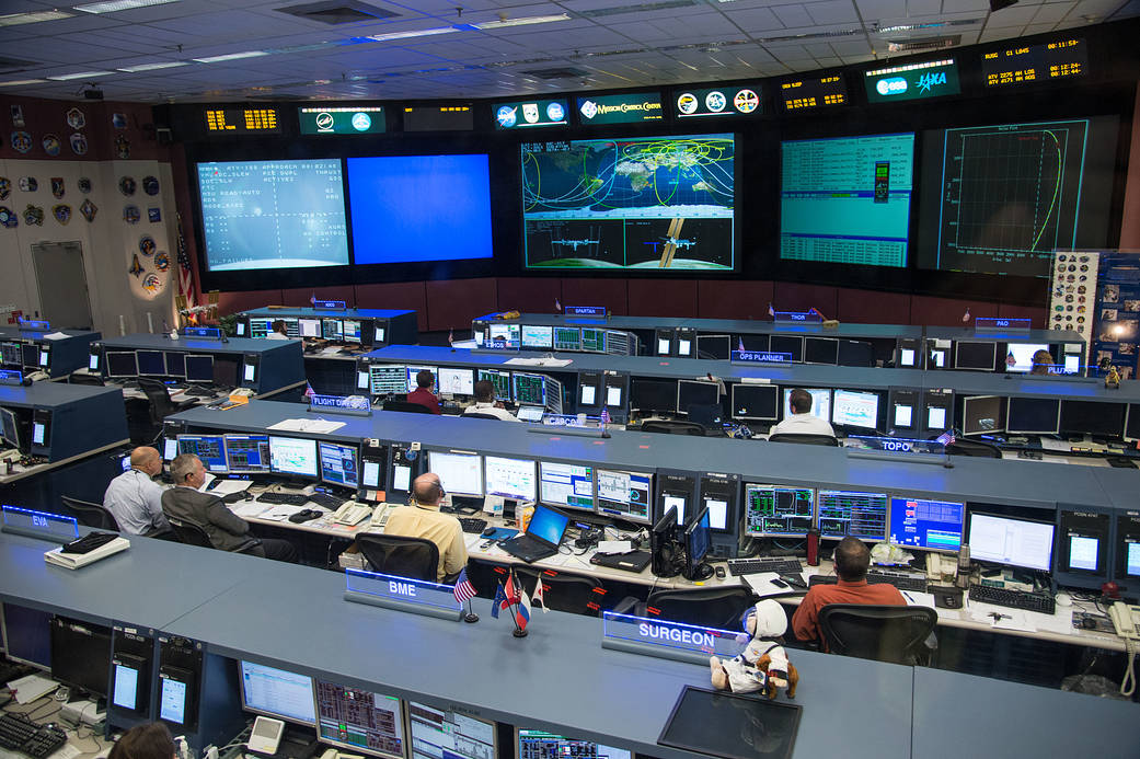 Johnson Space Center's Mission Control Center