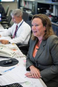 Flight Director Dina Contella and Astronaut Mark Vande Hei
