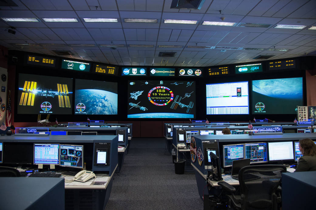 Space Station Flight Control Room