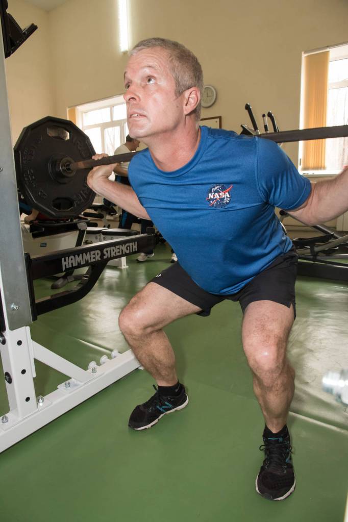 Steve Swanson Gets in a Workout