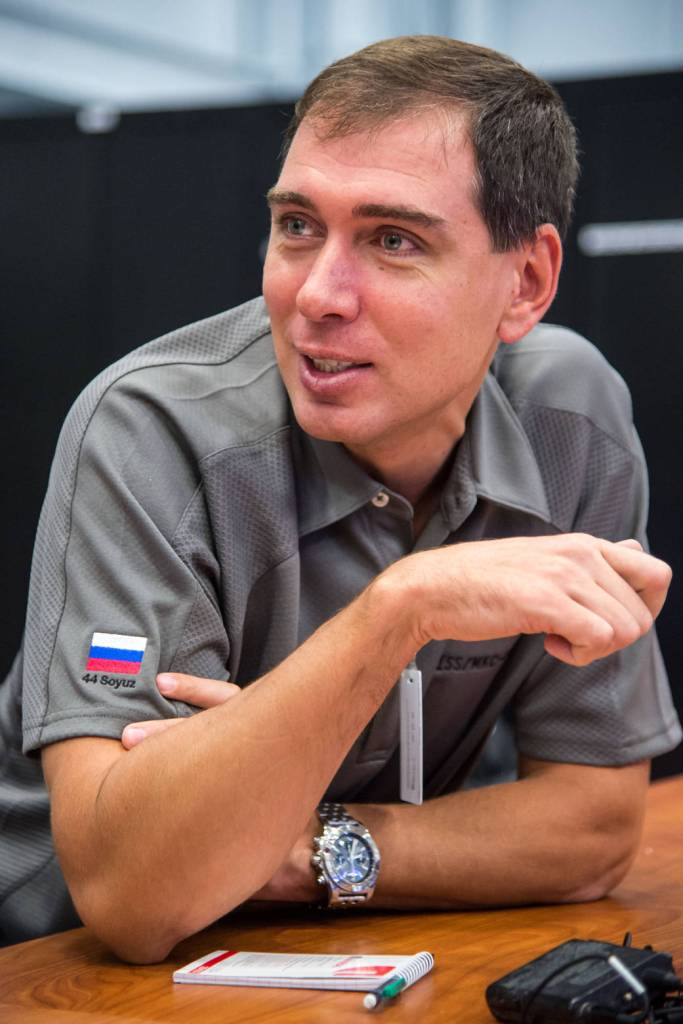Sergei Volkov During Emergency Scenarios Training