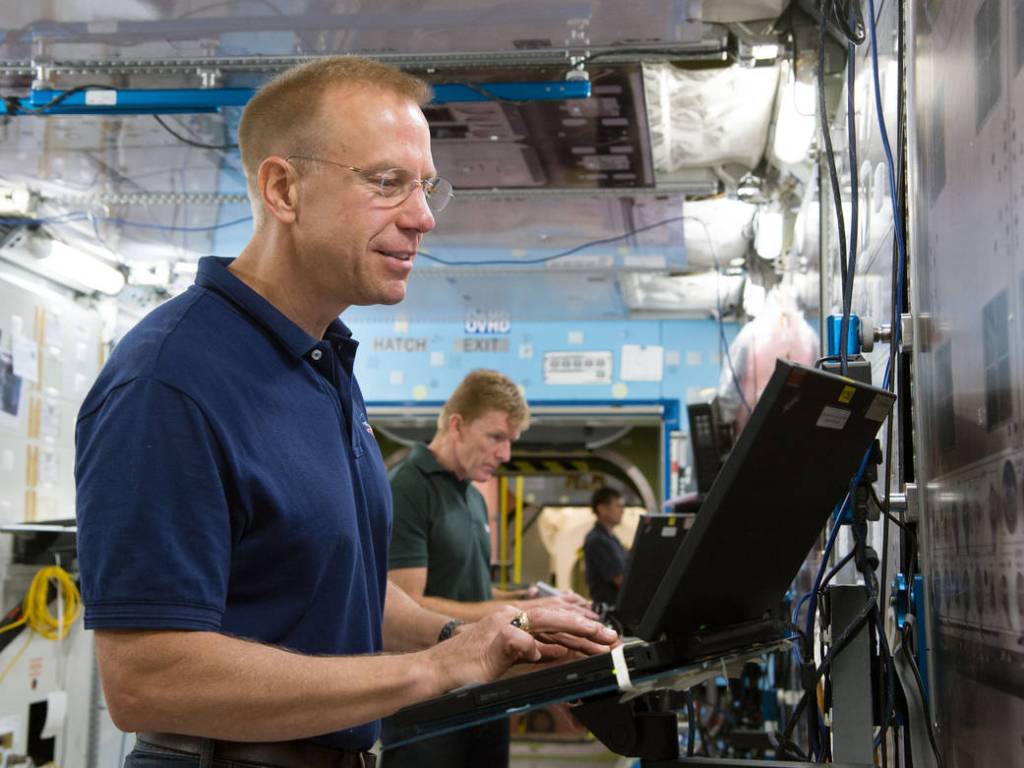 Tim Kopra in Routine Operations Training