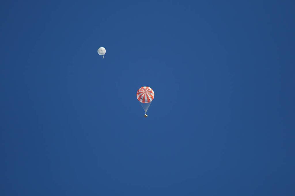 February Orion Parachute Test