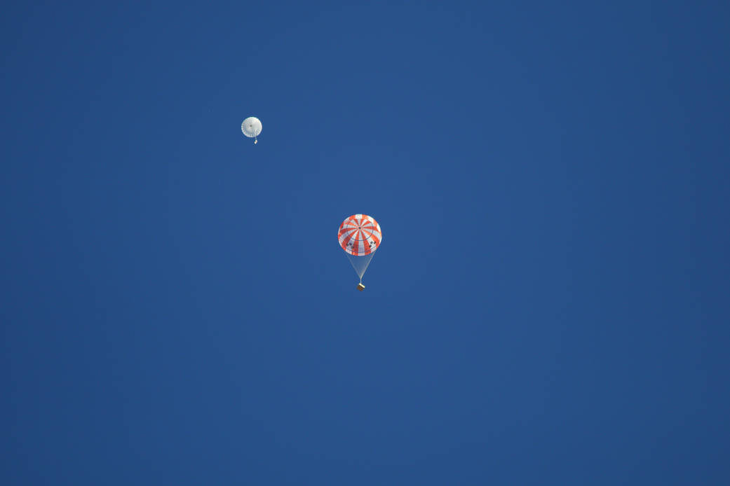 February Orion Parachute Test