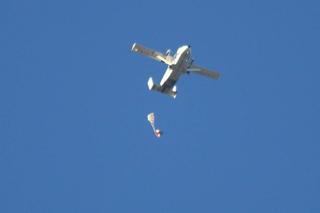 February Orion Parachute Test