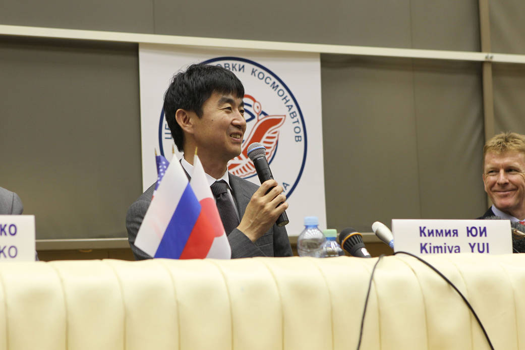 Kimiya Yui of the Japan Aerospace Exploration Agency