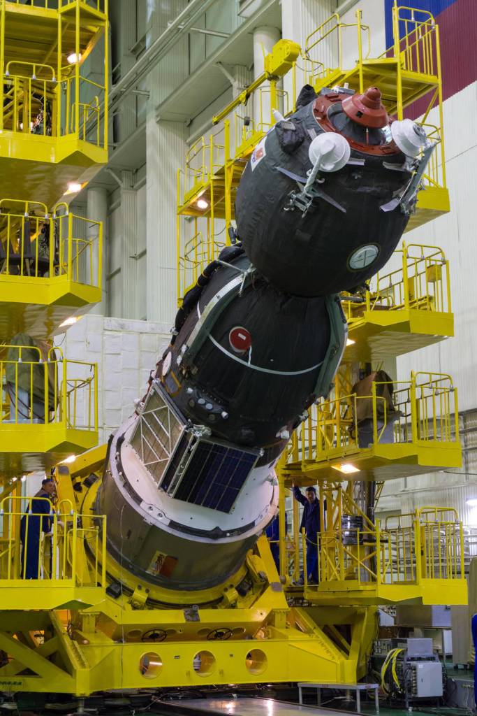 Soyuz Spacecraft at the Integration Facility
