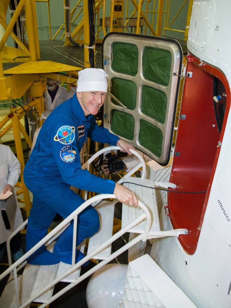 Tim Peake of the European Space Agency During Final Fit Check