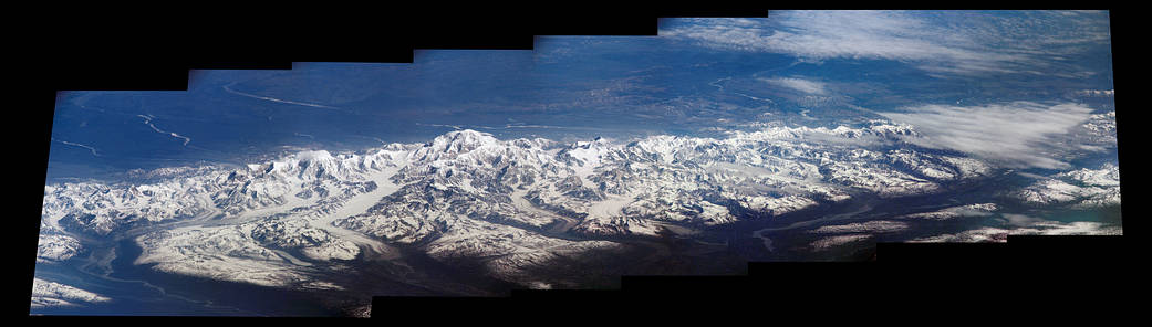 Denali national park from Earth orbit