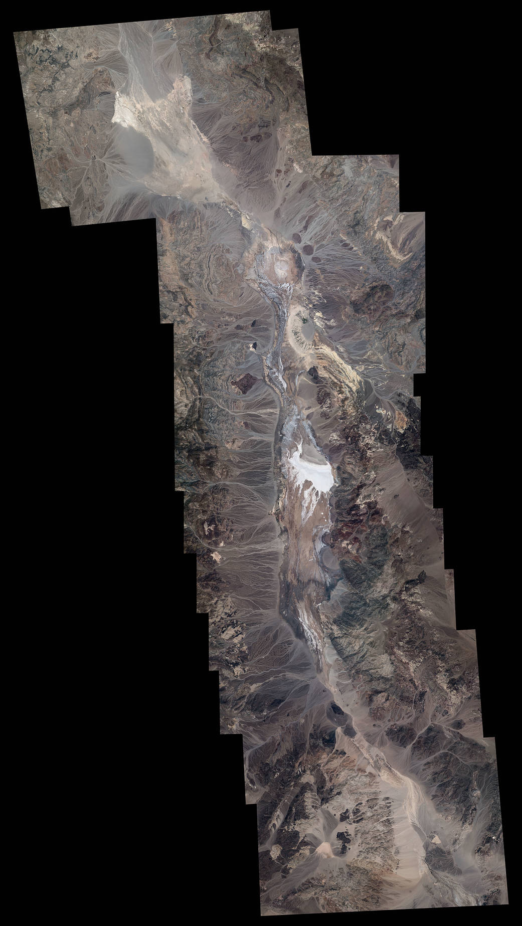 Death Valley National Park from low Earth orbit