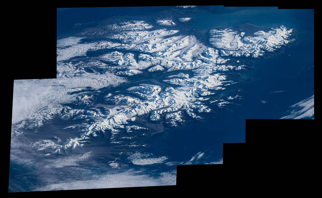 Katmai National Park from the space station
