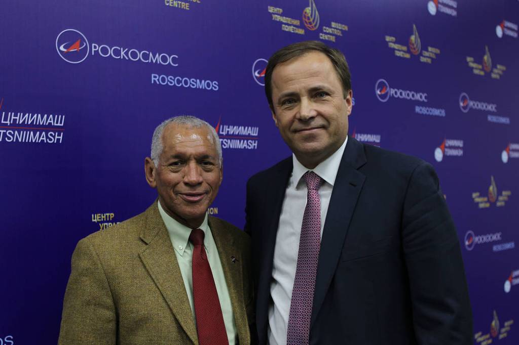 Charlie Bolden and Igor Komarov