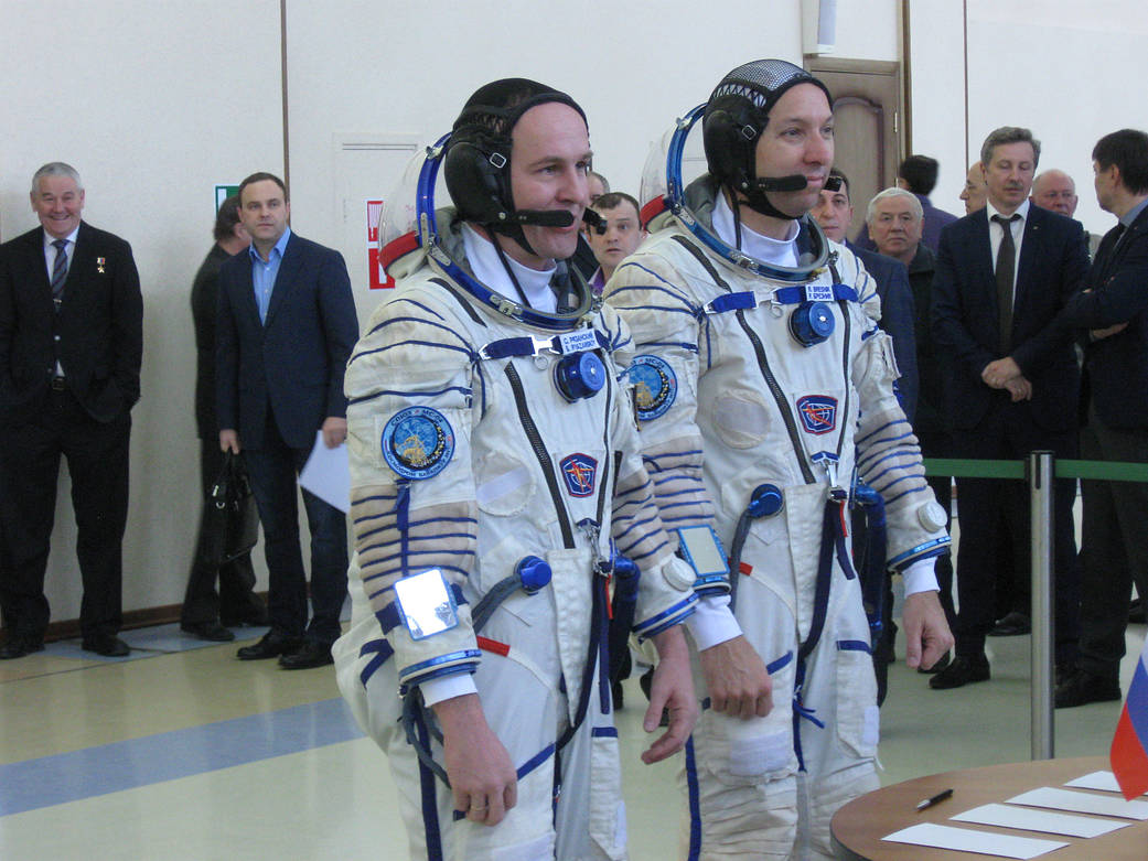 Expedition 51 Backup Crew Members Sergey Ryazanskiy and Randy Bresnik