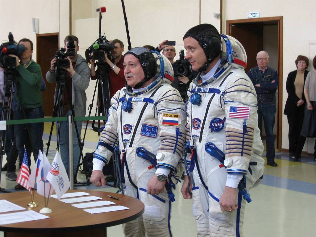 Fyodor Yurchikhin and Jack Fischer Start Final Qualification Exams