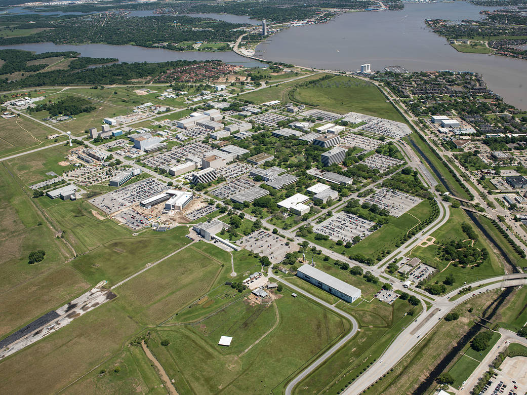 Aerial photograph of Johnson Space Center