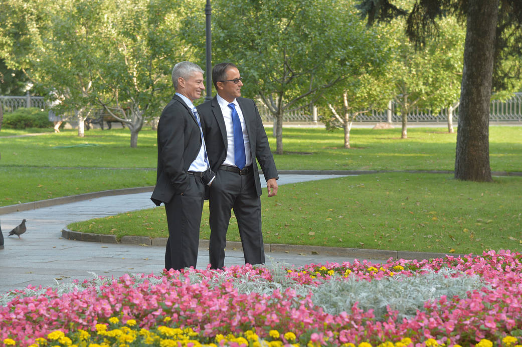 NASA Astronauts Mark Vande Hei and Joe Acaba